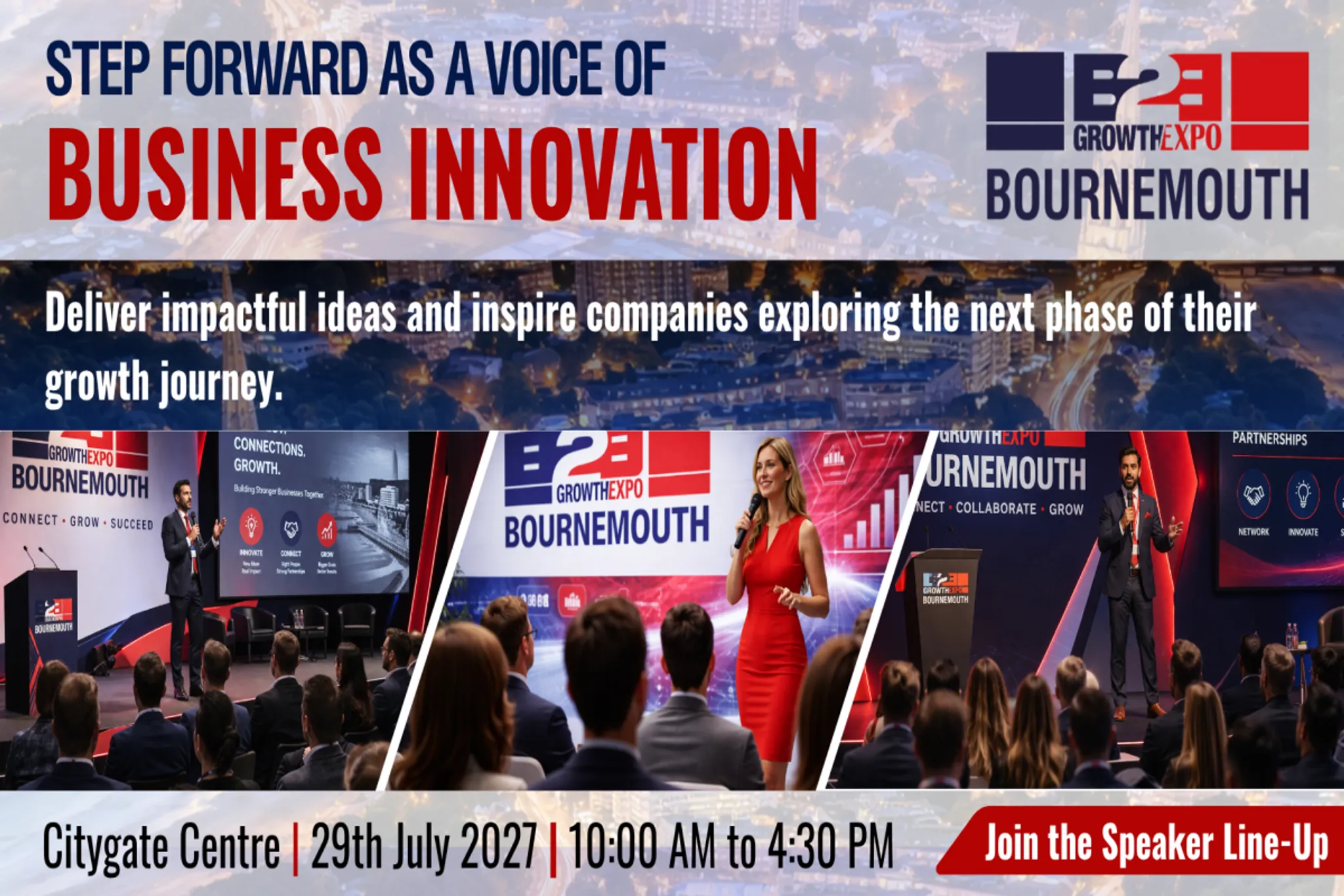 Bournemouth B2B Growth Expo 2027 | Become A Speakers At Premier B2B Show